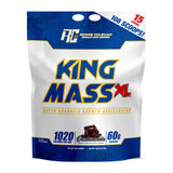 Ronnie Coleman frente del envase mostrando marca y beneficio de calorías altas