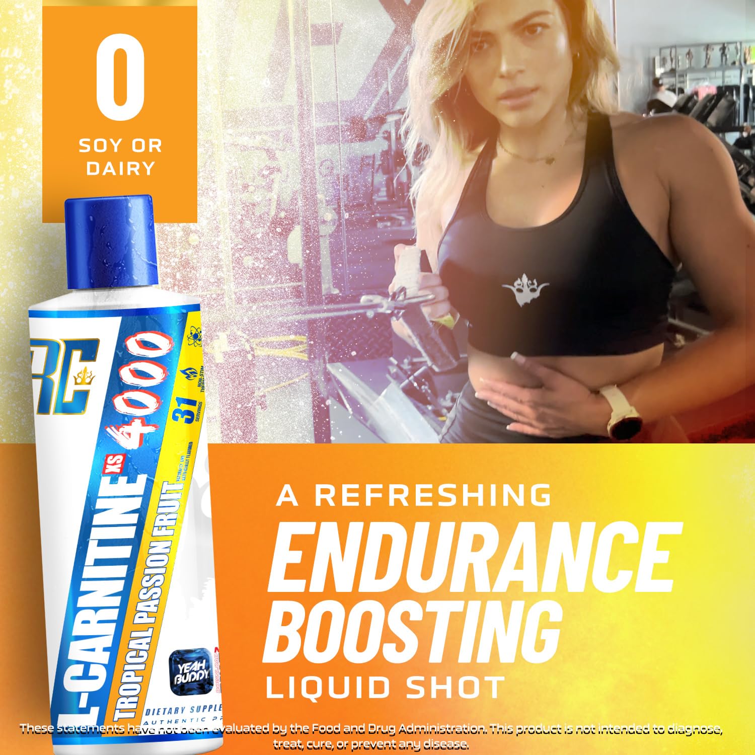 Ronnie Coleman líquido Tropical Passion Fruit textura clara y sabor agradable