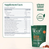 ROOT LABS gomitas en bolso de viaje mostrando portabilidad