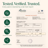 ROOT LABS etiqueta con COA y sellos de pruebas de laboratorio independientes