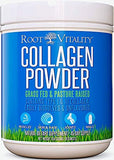 Root Vitality envase frontal del colágeno, claridad y confianza
