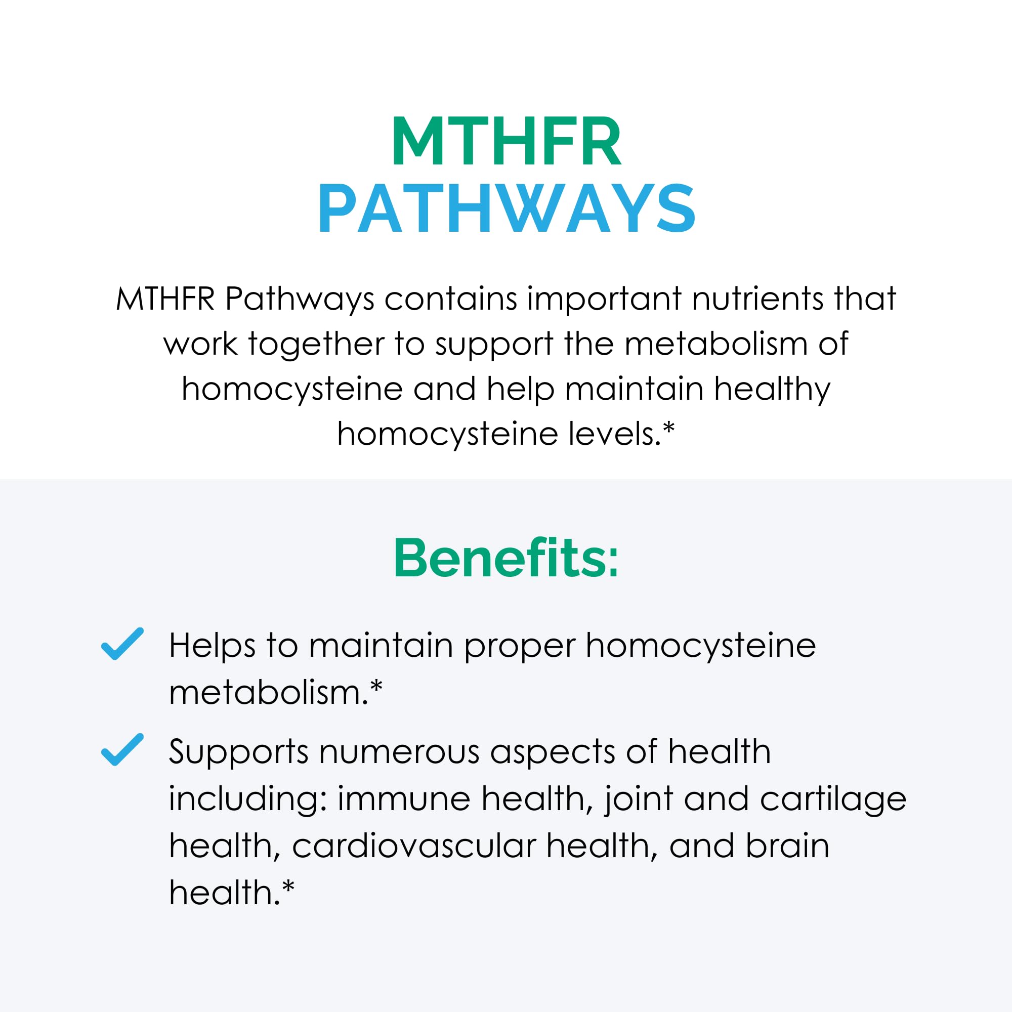 Grupo de cápsulas Rootcology MTHFR Pathways sobre superficie, muestra cantidad por toma