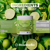 Rosabella ingredientes sin azúcar lista limpia apta para dietas keto