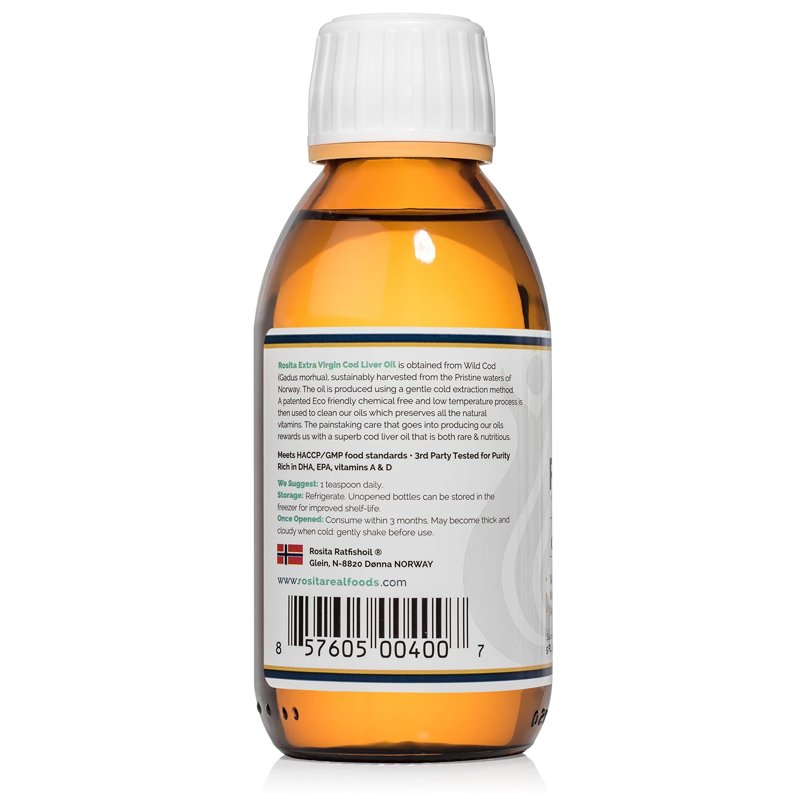 Rosita Real Foods aceite en cucharilla en uso por familia, dosificación flexible y práctica