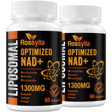 Rossylla frasco frontal mostrando 120 softgels y beneficios