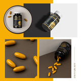 Royal Canadian detalle de etiqueta con información de ingredientes y beneficios