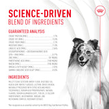 ROYAL CANIN comparativa del tamaño del masticable para dosificar fácilmente