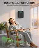 RoyAroma pantalla de app Aroma Butler controlando intensidad y programaciones