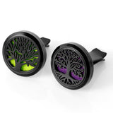 RoyAroma locket sujeto en rejilla de ventilación liberando fragancia sutil