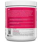 RSP NUTRITION tamaño del envase comparado con cuchara para escala