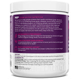 RSP NUTRITION envase en mesa de cocina junto a alimentos saludables