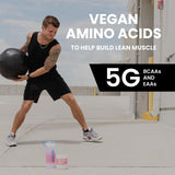 RSP NUTRITION atleta usando AminoLean en gimnasio para enfoque y energía