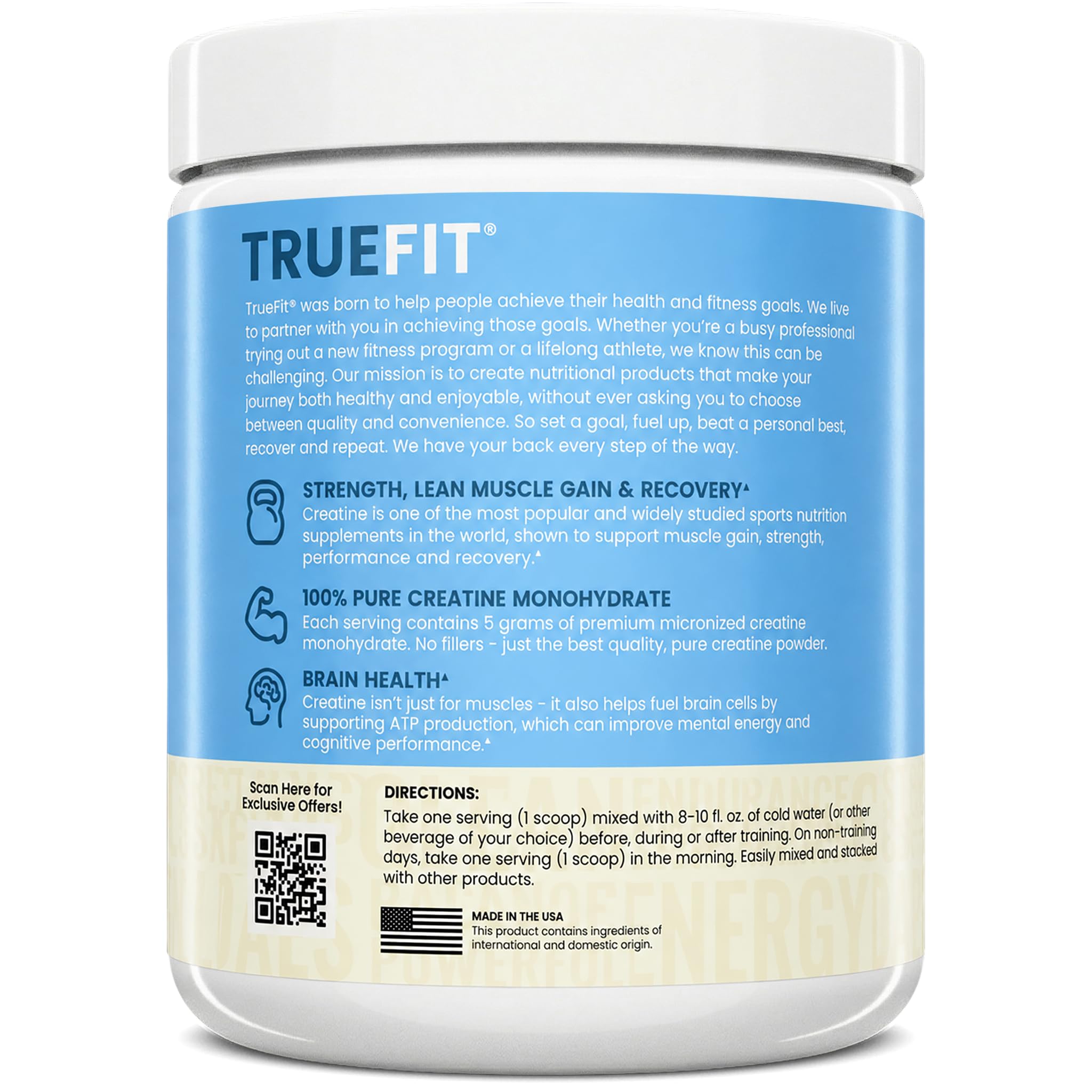 RSP NUTRITION etiqueta de ingredientes y certificación de pureza