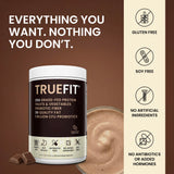 RSP TrueFit detalle de etiqueta nutricional que resalta proteínas y probióticos