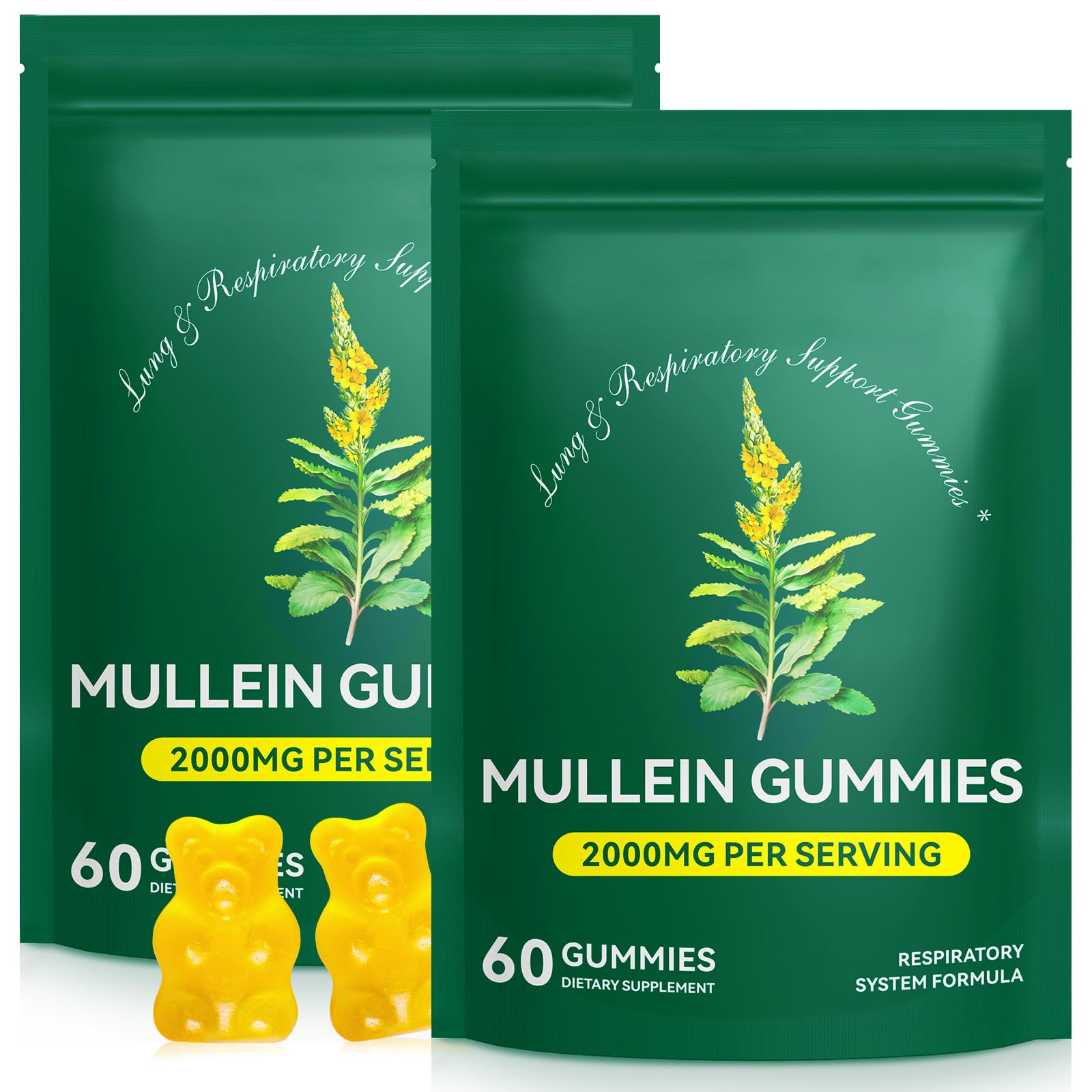 Ruduwu frente del empaque mostrando gomitas veganas y beneficios respiratorios