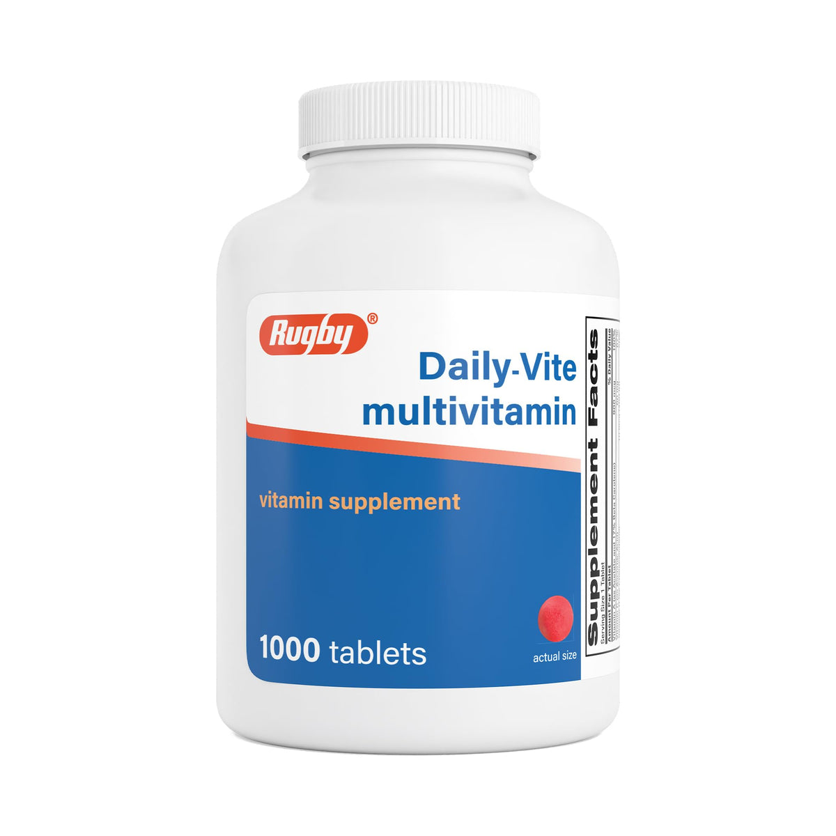 RUGBY LABORATORIES botella frontal mostrando 1000 tabletas y conveniencia