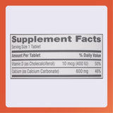 RUGBY LABORATORIES etiqueta con información nutricional legible