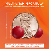 RUGBY LABORATORIES etiqueta con lista de vitaminas y transparencia informativa