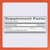 RUGBY LABORATORIES detalle de etiqueta y panel nutricional para verificar ingredientes