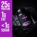 Rule 1 Proteins batido preparado en vaso, fácil mezcla y saciante