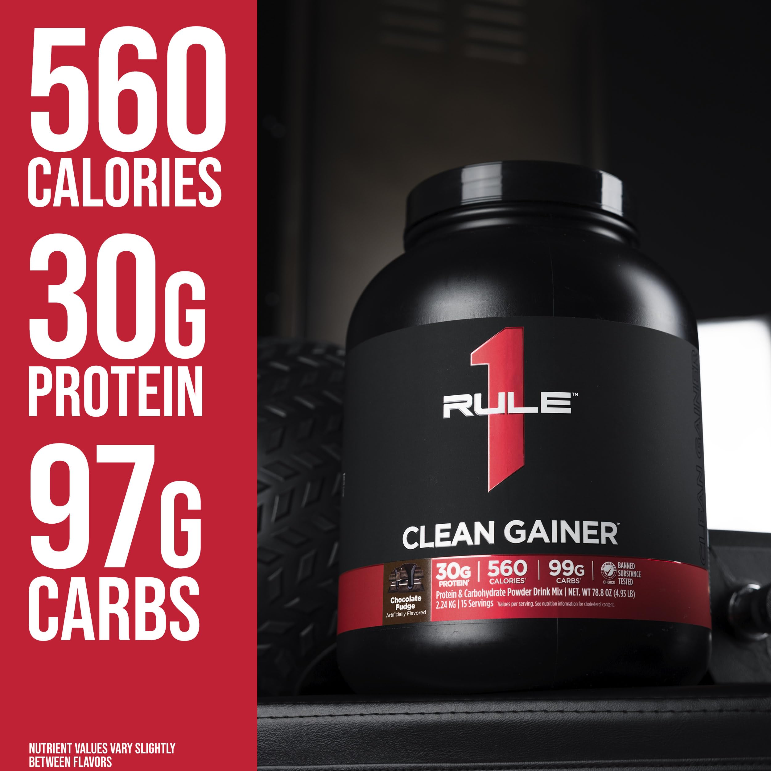 Rule 1 Proteins batido listo en vaso mostrando sabor chocolate y energía inmediata
