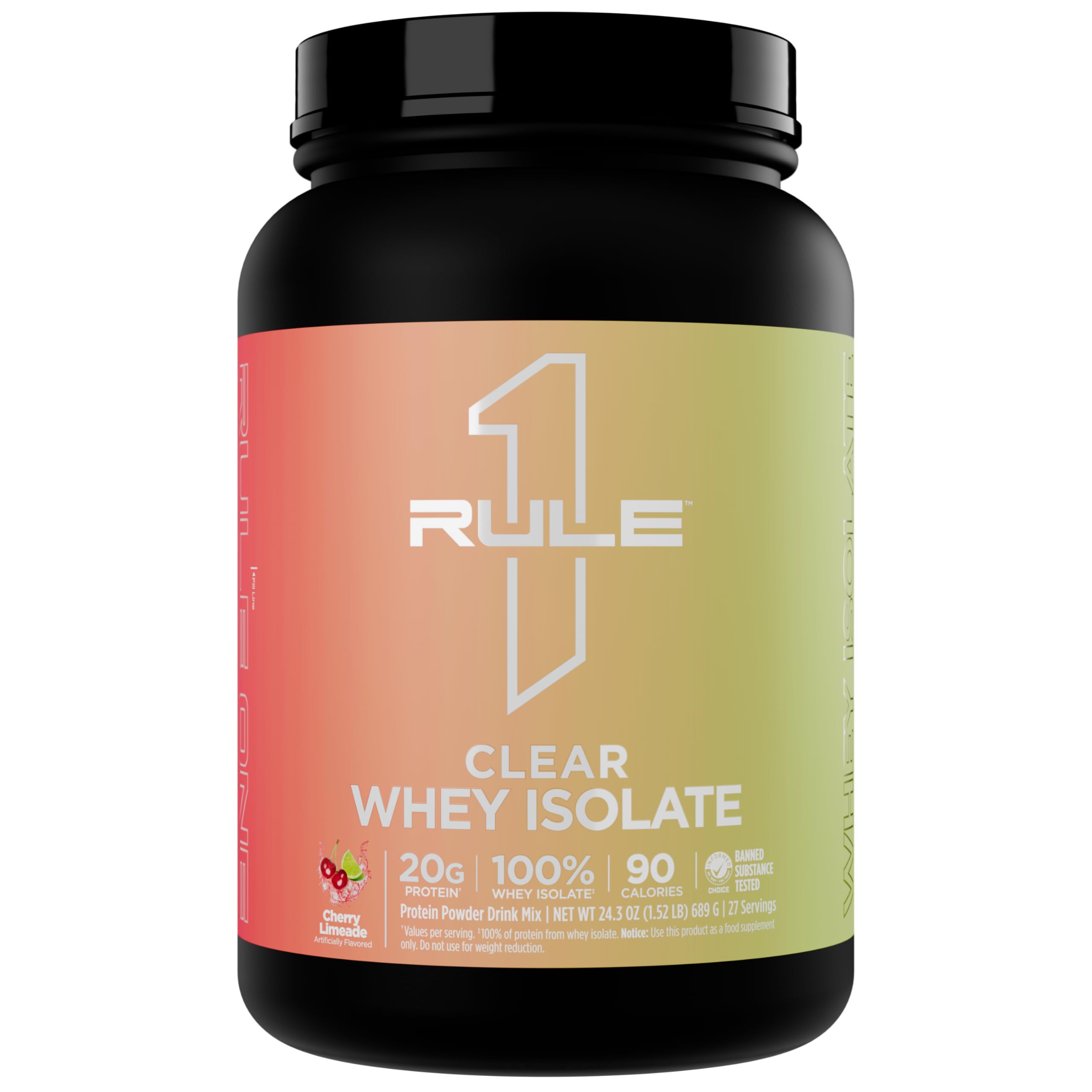 Rule 1 Proteins bote frontal Cherry Limade mostrando 27 servicios y diseño refrescante