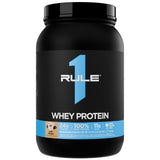 Rule 1 Proteins envase frontal Café Mocha mostrando raciones y marca