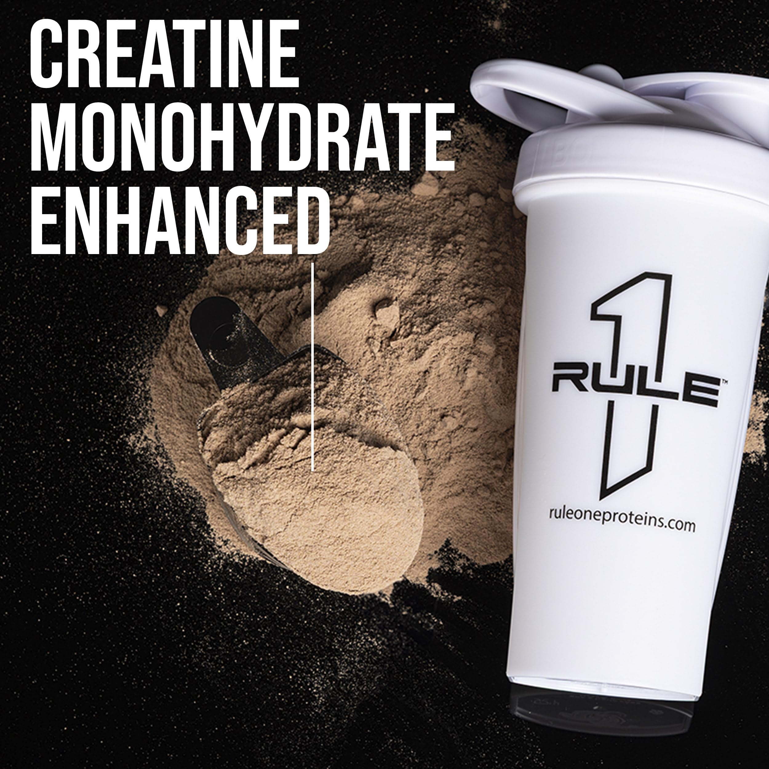 Etiqueta nutricional del Mass Gainer Rule 1 Proteins mostrando macros y porciones claras
