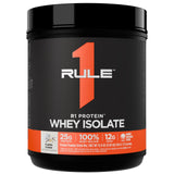 Rule 1 Proteins envase frontal Vainilla Creme, identidad clara y confianza