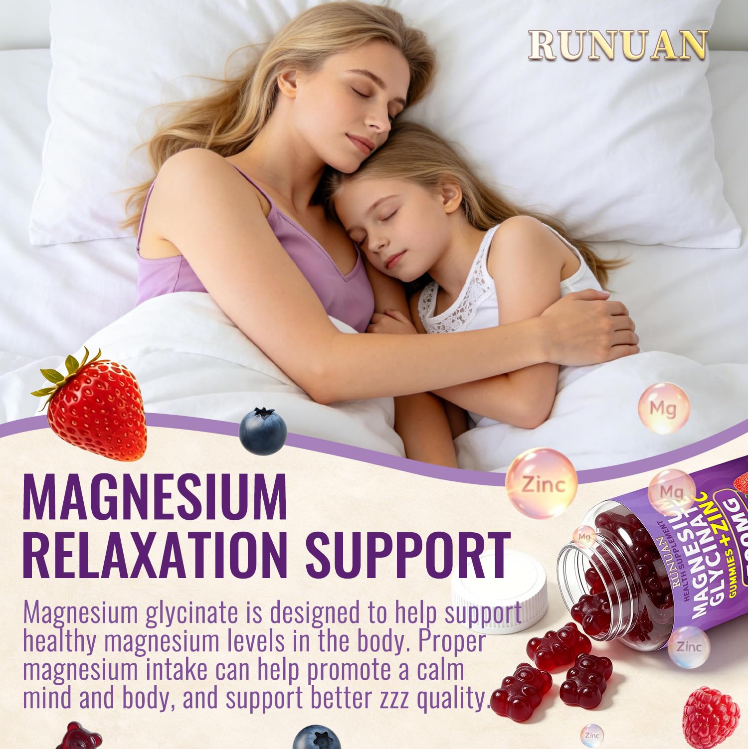 RUNUAN etiqueta nutricional en detalle con ingredientes y pureza