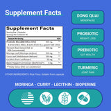 Ruolai cúrcuma y moringa juntos ilustrando apoyo antioxidante natural