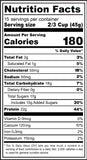 Rustic Nutrition detalle de etiqueta nutrimental clara y fiable