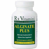 Rx Vitamins Alginate Plus frasco frontal, soporte digestivo en cápsulas