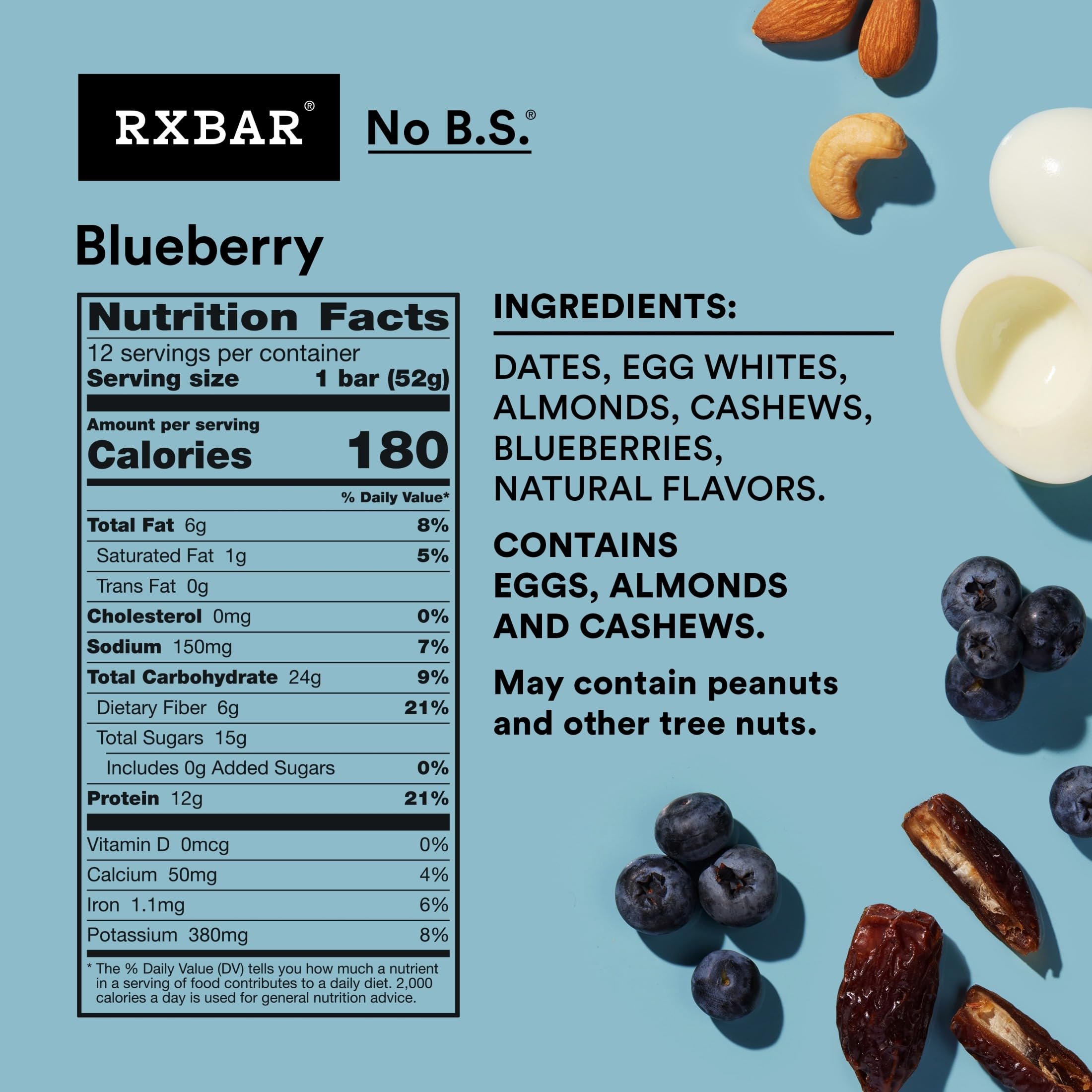 RXBAR barra desempaquetada con textura y fruto seco visible, energía rápida