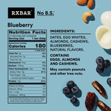 RXBAR barra desempaquetada con textura y fruto seco visible, energía rápida
