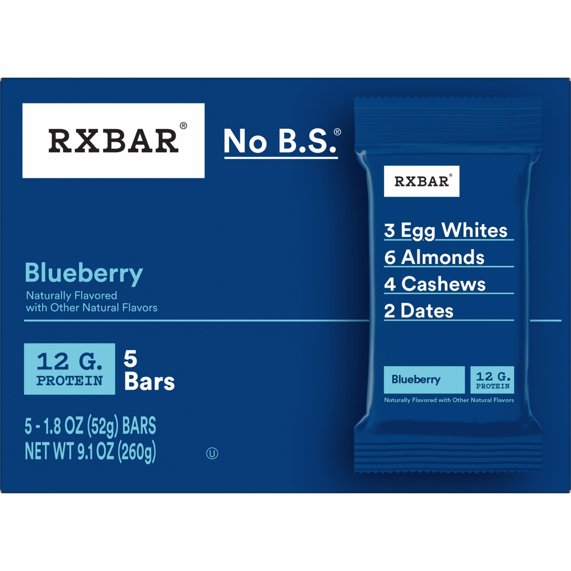 RXBAR etiqueta de ingredientes clara para elegir con confianza