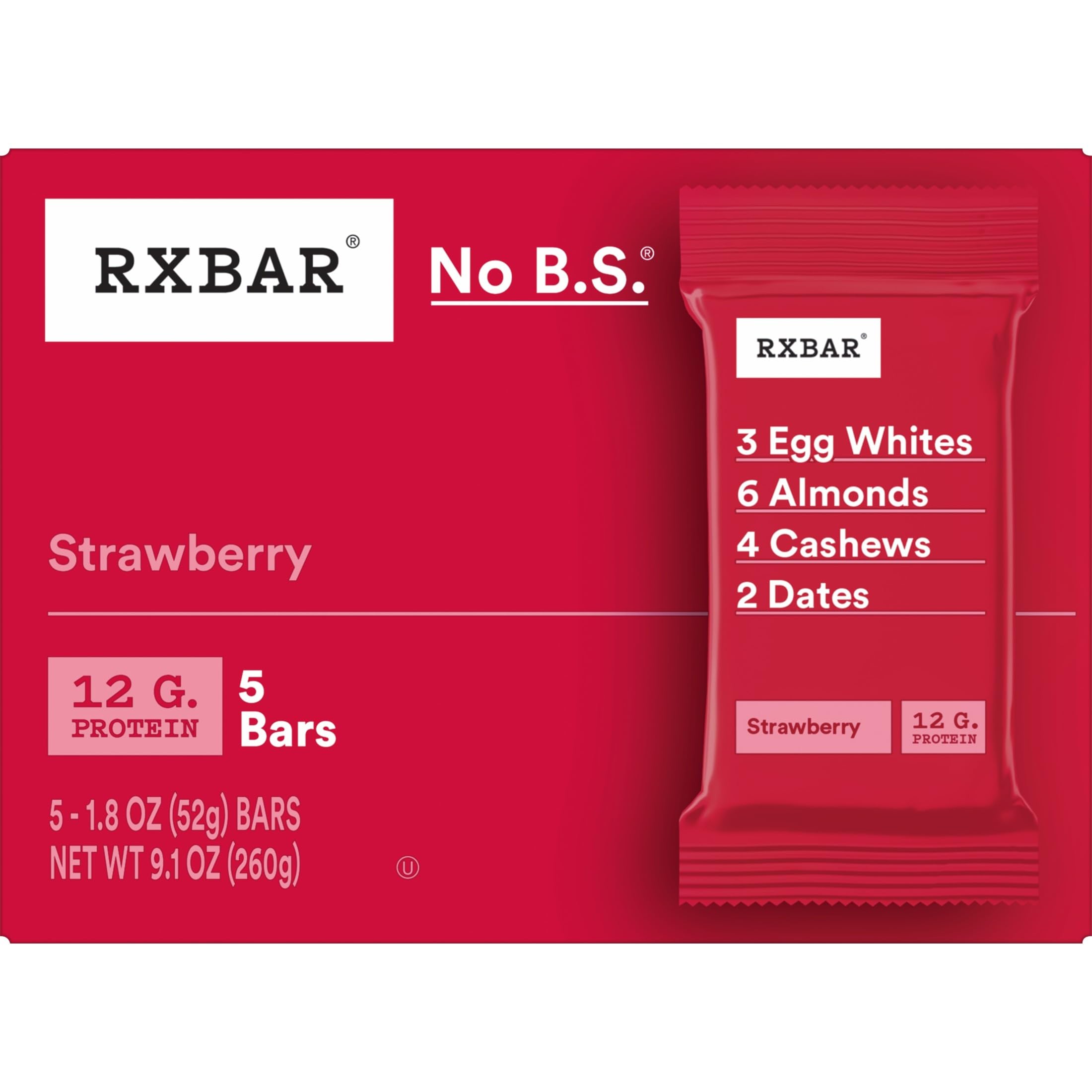 RXBAR cajas abiertas con barras empacadas manteniendo frescura