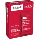 RXBAR comparación de tamaño con mano para referencia de porción