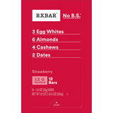 RXBAR etiqueta nutricional fresa destacando proteína y sin gluten
