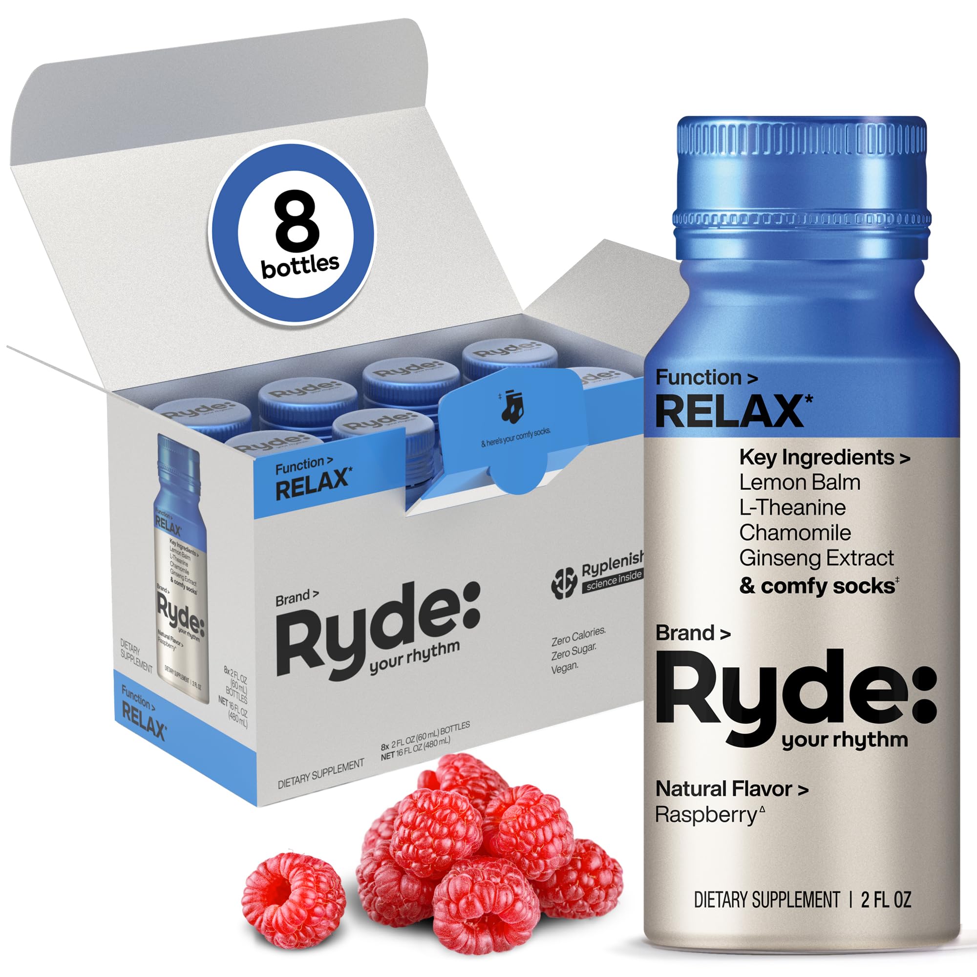 RYDE YOUR RHYTHM frente del envase mostrando pack y sello