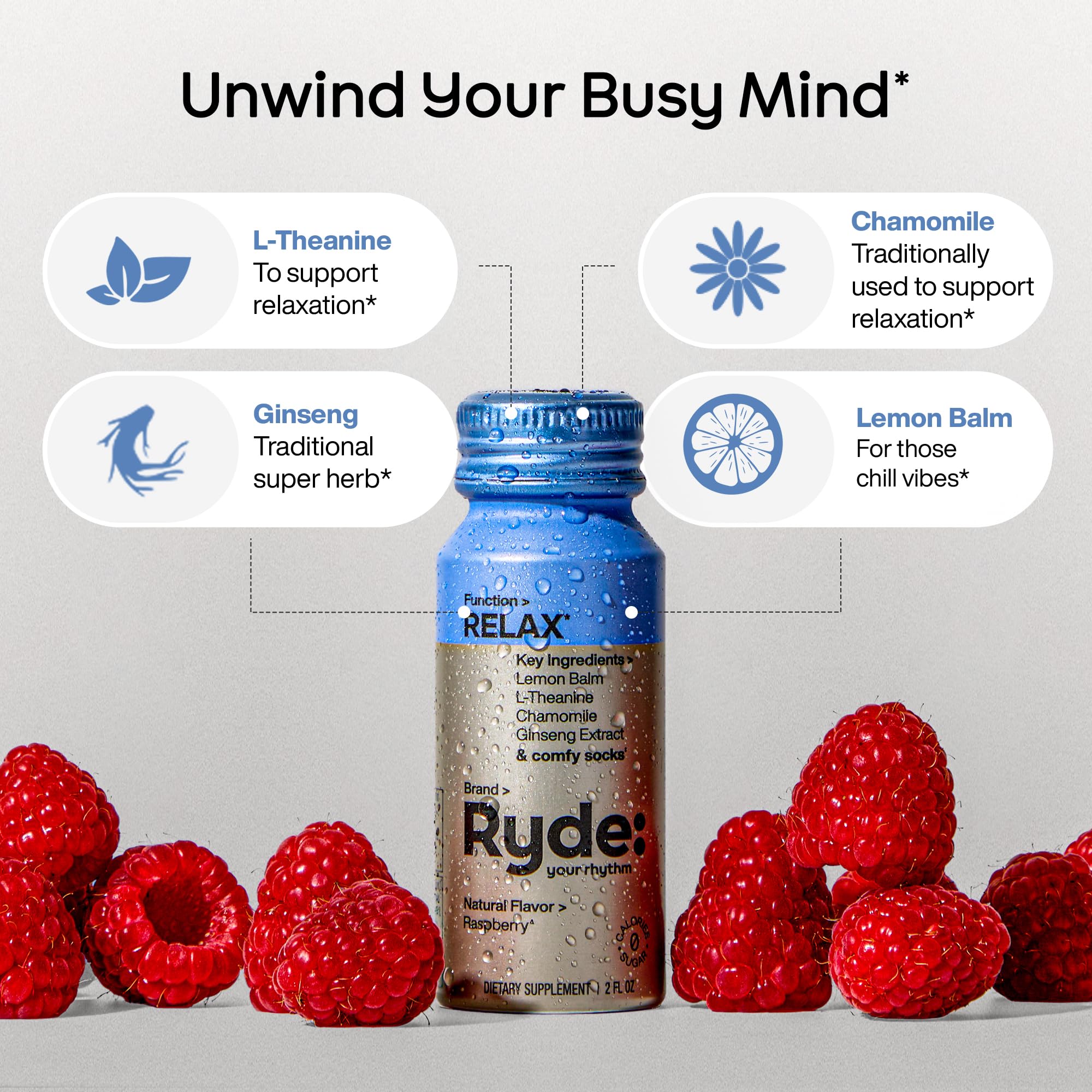 RYDE YOUR RHYTHM shot FOCUS naranja con etiqueta legible y claridad mental
