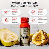 RYDE YOUR RHYTHM primer plano de ingredientes que transmite naturalidad
