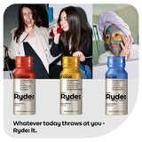 RYDE YOUR RHYTHM detalle de etiqueta Ryplenish y nutrientes clave