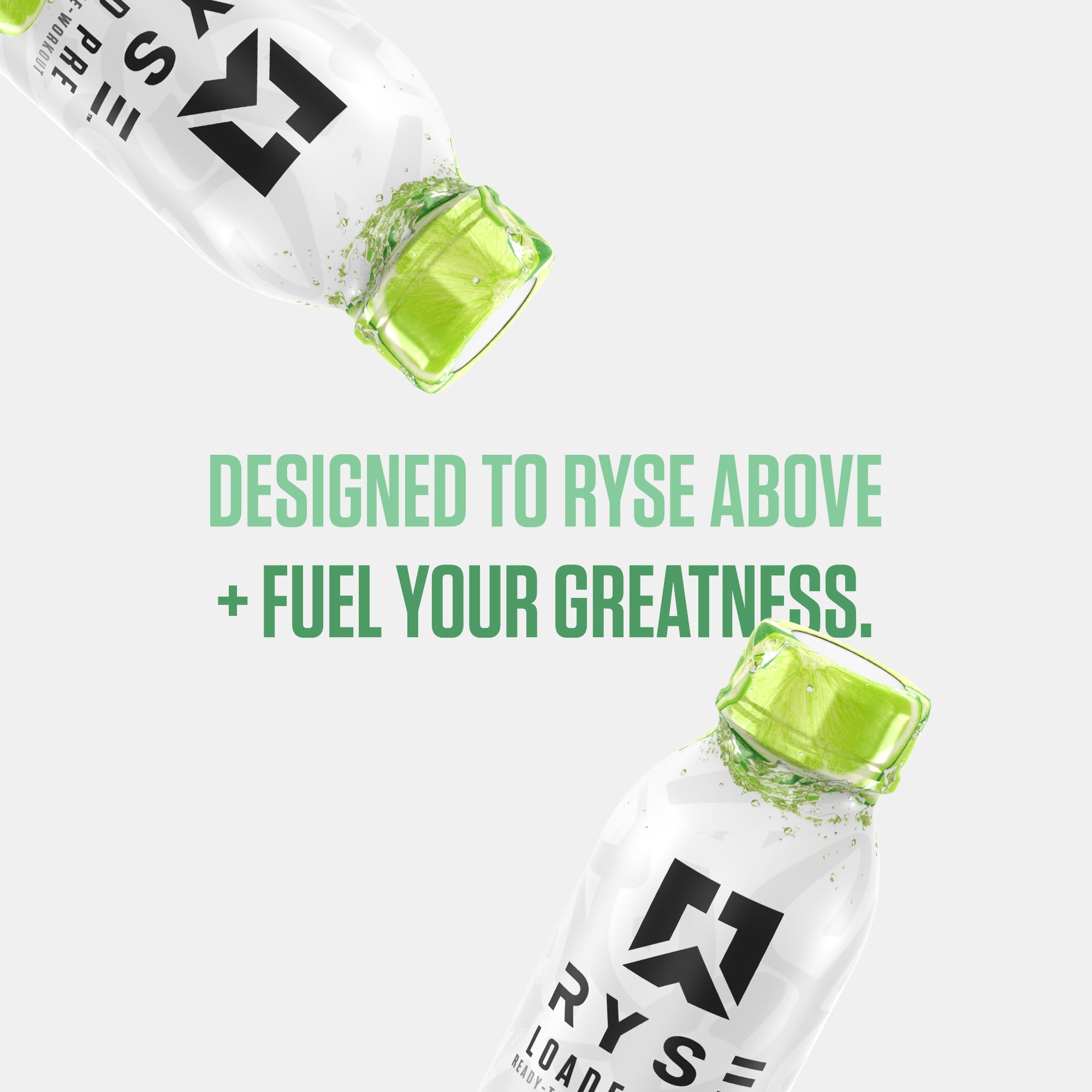 RYSE Up Supplements bebida en ambiente de gimnasio transmitiendo enfoque y rendimiento