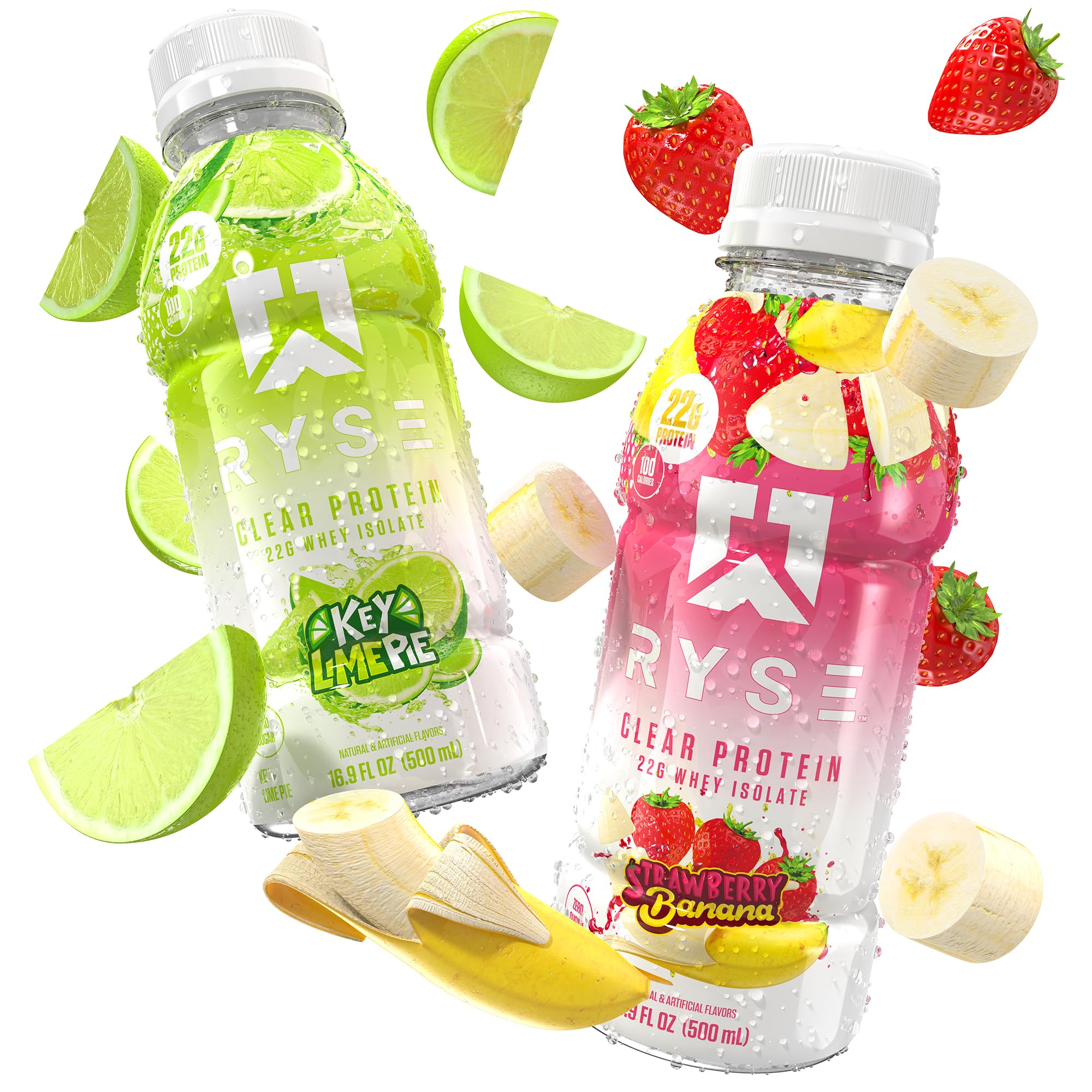 RYSE Up Supplements etiqueta con lista de ingredientes y beneficio transparencia