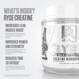 RYSE Up Supplements cucharada mostrando la dosis y control de porciones