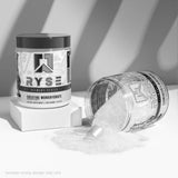 RYSE Up Supplements en gimnasio, apoya fuerza y recuperación