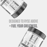 RYSE Up Supplements etiqueta, detalle de ingredientes y calidad
