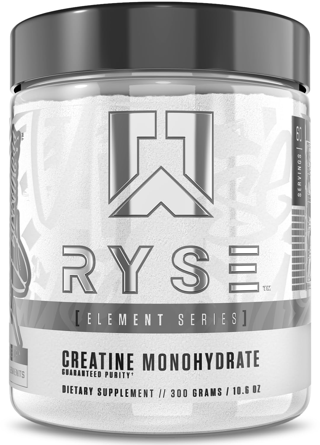 RYSE Up Supplements frasco frontal, presentación clara y profesional