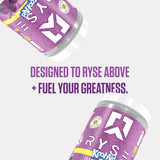 RYSE Up Supplements botella en gimnasio ilustrando uso práctico y motivación